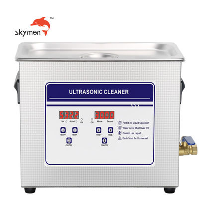 Décapant ultrasonique d'outils dentaires de la minuterie 180W 40KHz des parachutistes 6.5L 30min avec l'appareil de chauffage